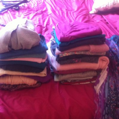 Piles of clothes Lisa Fisher Colour and Style